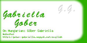 gabriella gober business card